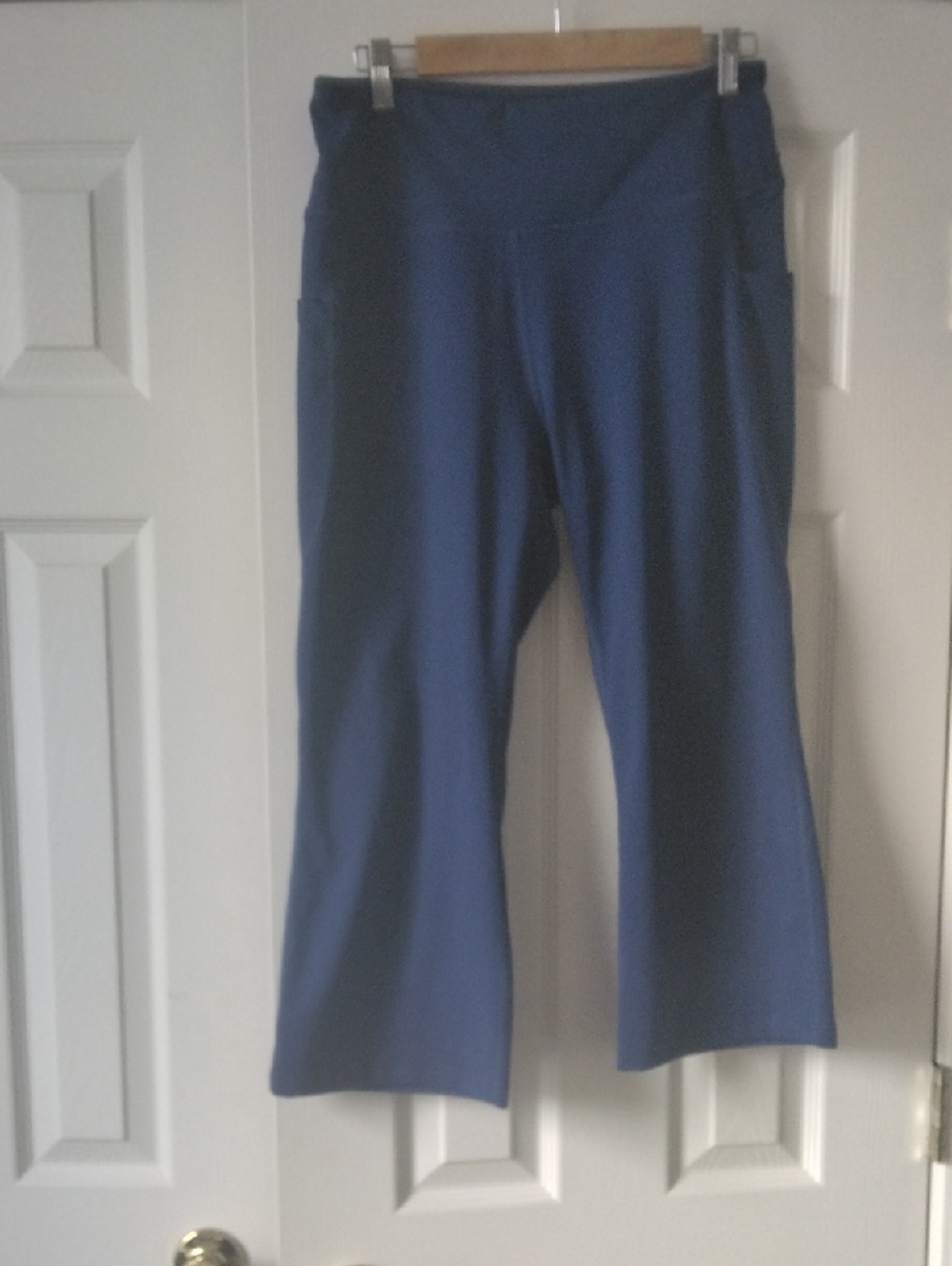 Baleaf Royal Blue Wide-Leg Active Capris